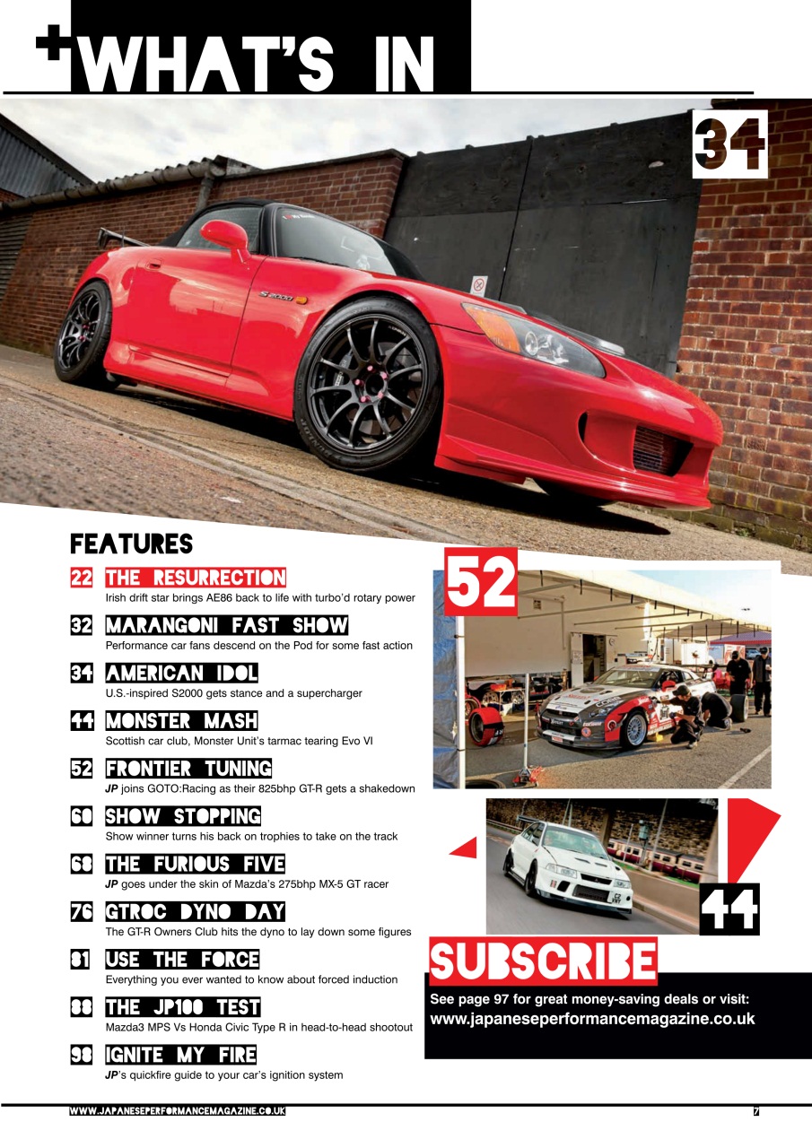 Japanese Performance Preview Pages