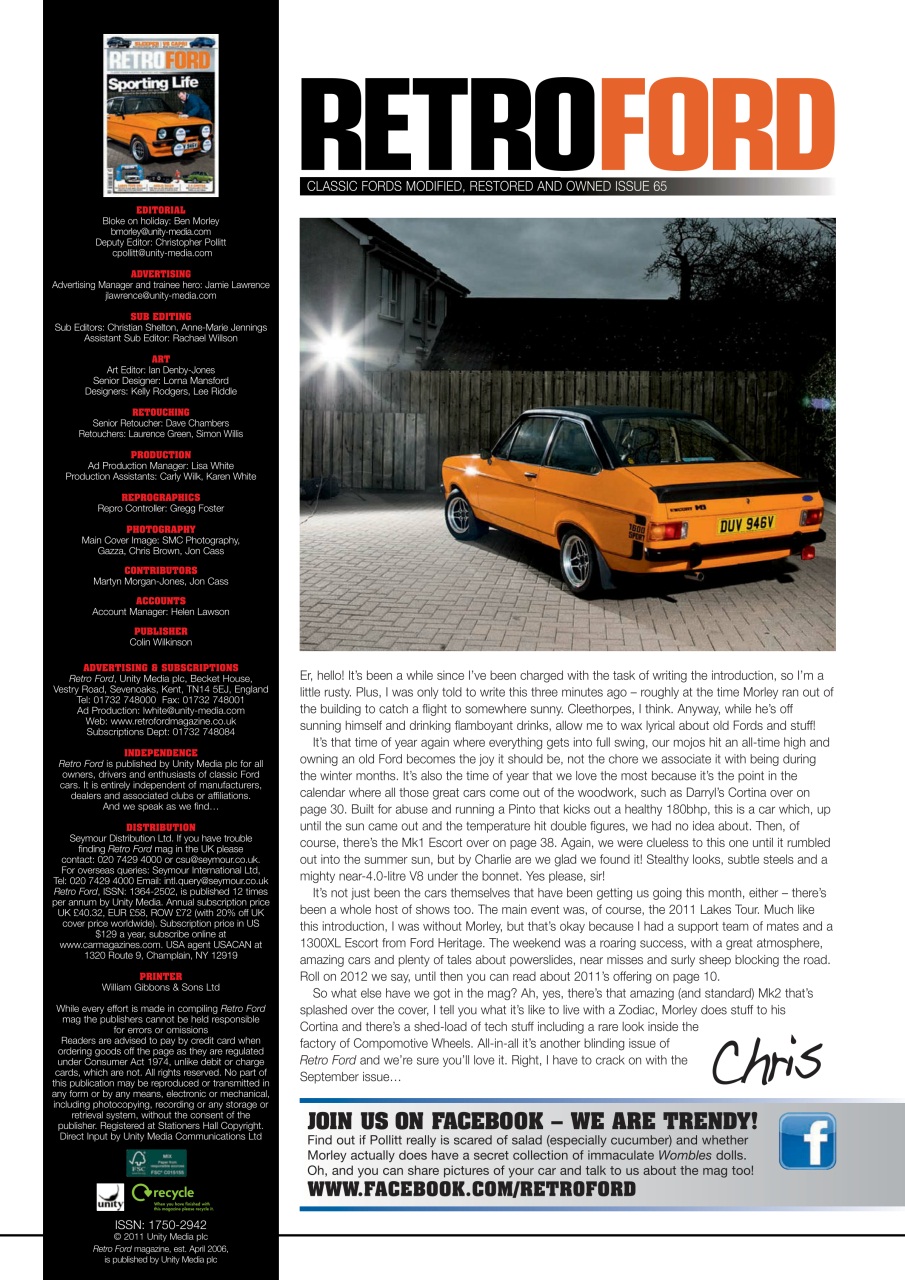 Retro Ford Preview Pages
