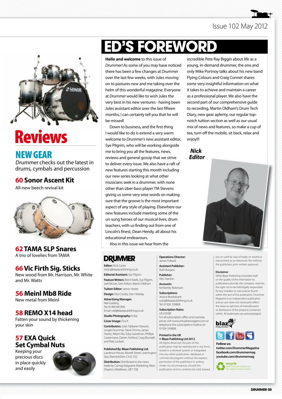 iDrum magazine: Never miss a beat Preview Pages