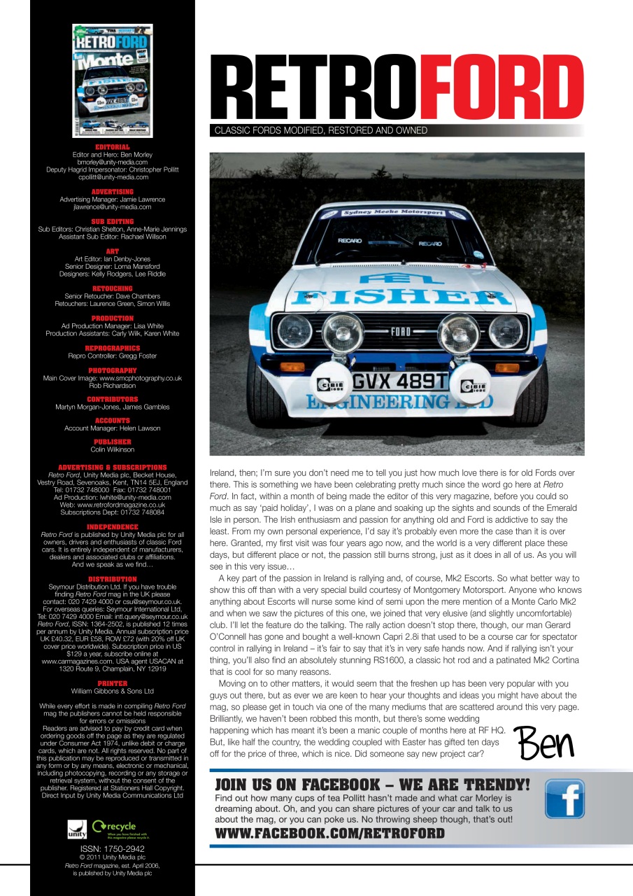 Retro Ford Preview Pages