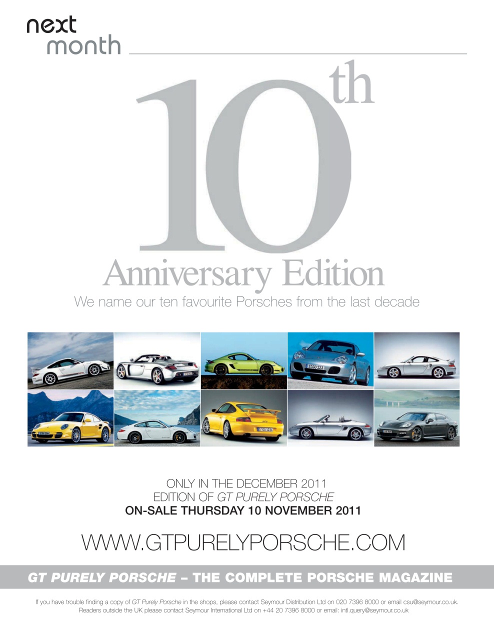 GT Porsche Preview Pages