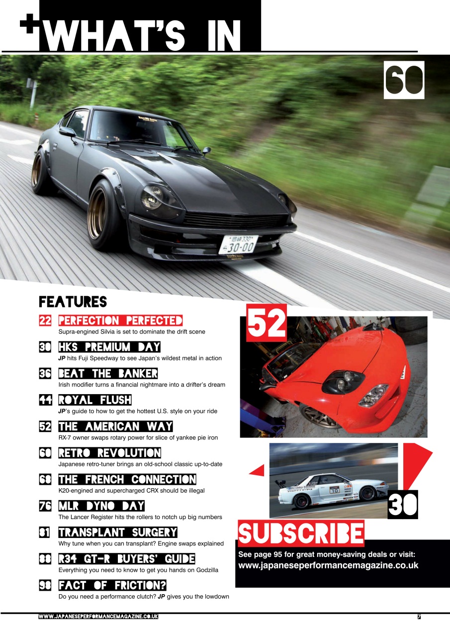 Japanese Performance Preview Pages