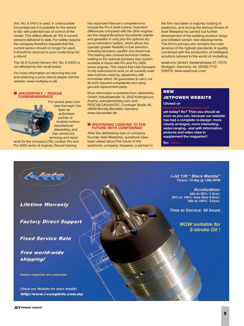 Jetpower Preview Pages