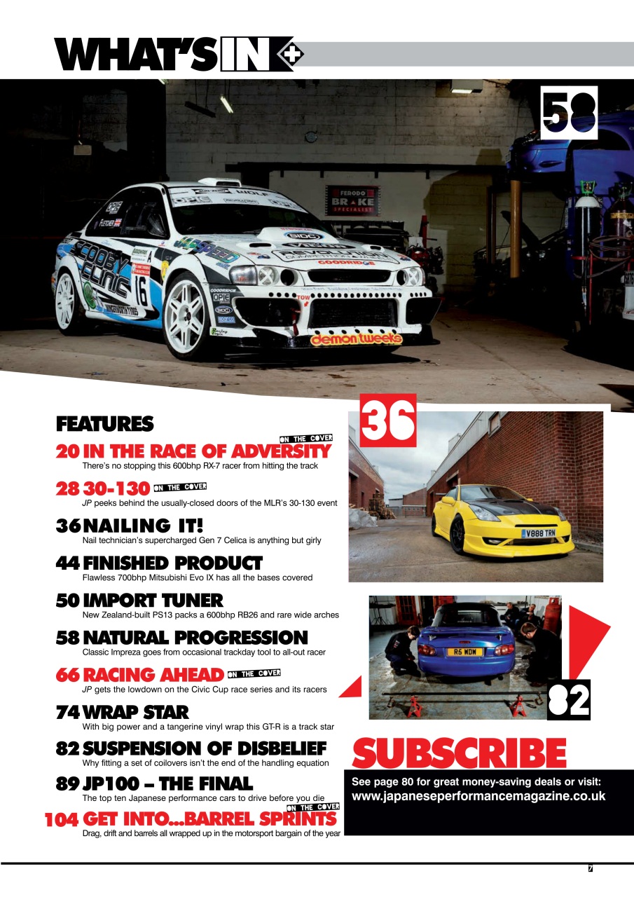 Japanese Performance Preview Pages