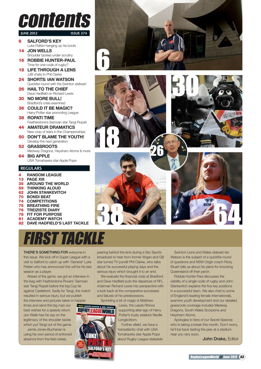 Rugby League World Preview Pages