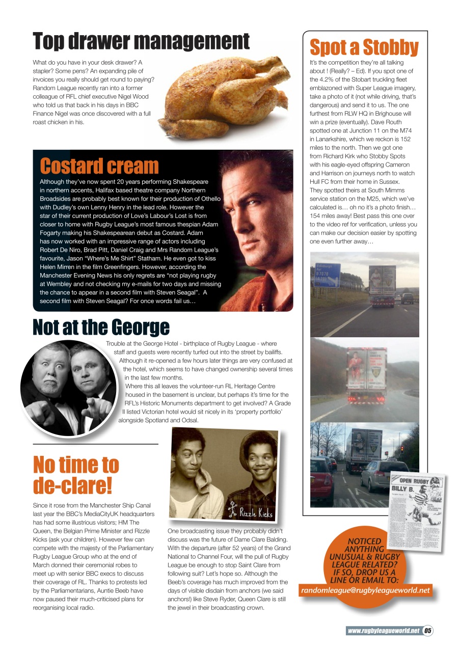 Rugby League World Preview Pages