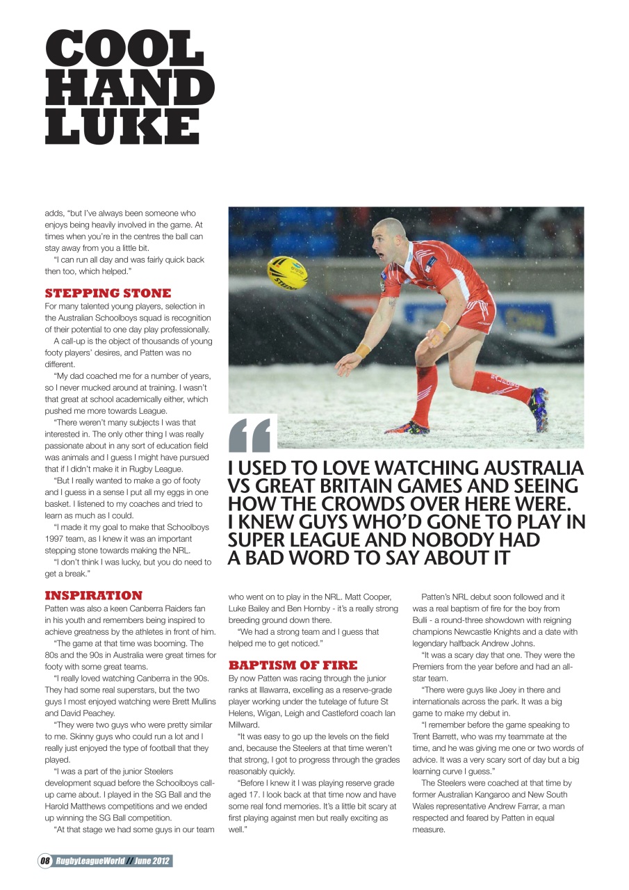 Rugby League World Preview Pages