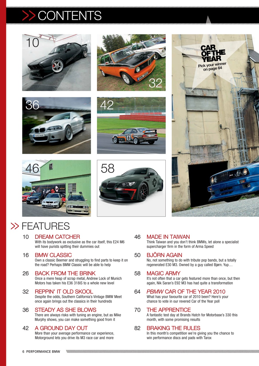 Performance BMW Preview Pages