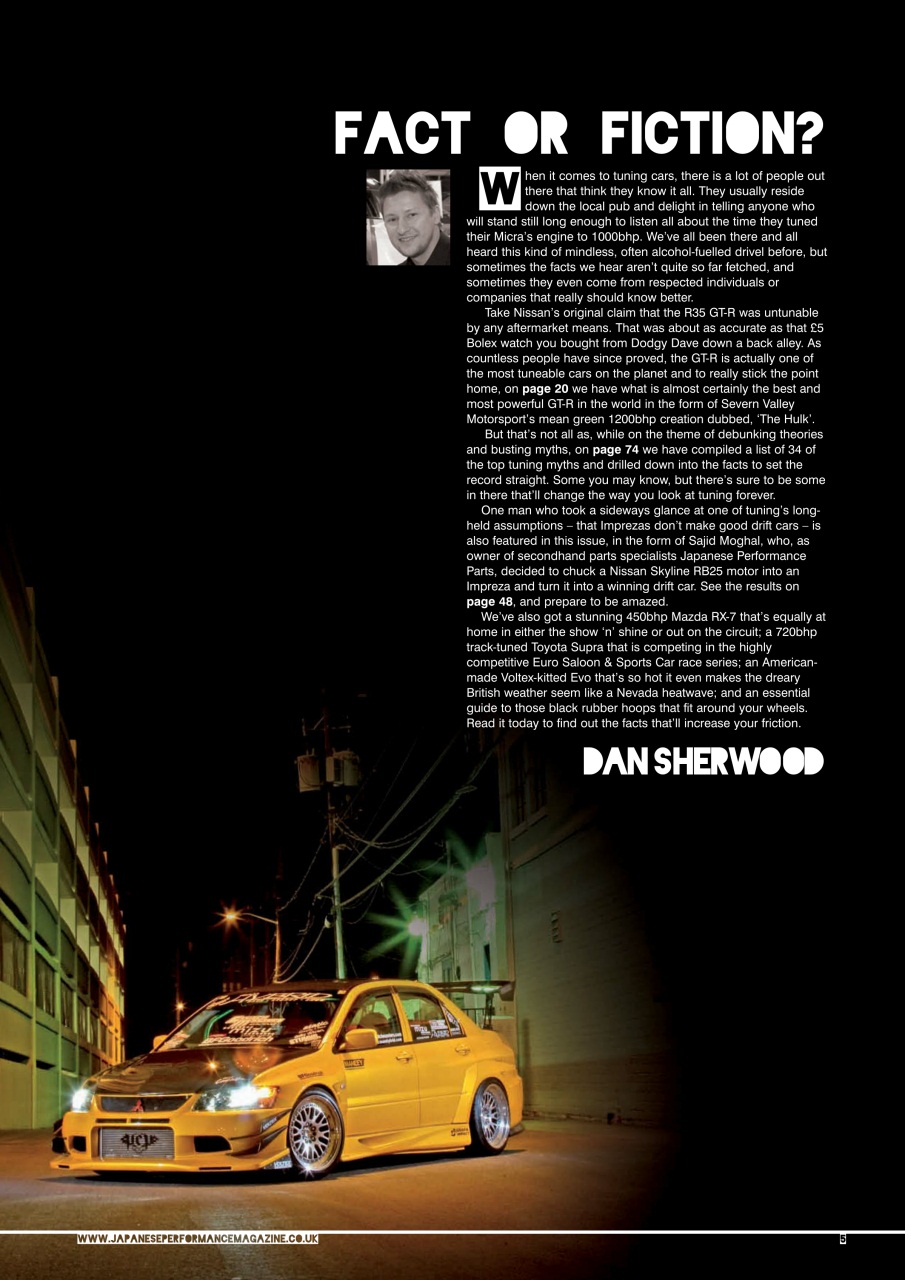 Japanese Performance Preview Pages