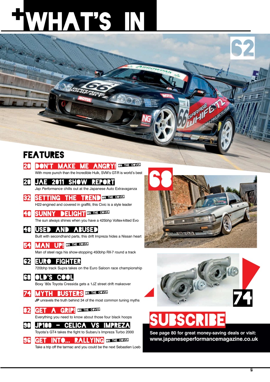 Japanese Performance Preview Pages