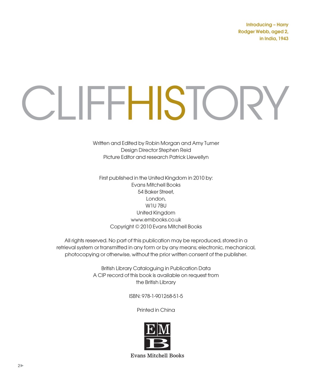 CliffHistory Preview Pages