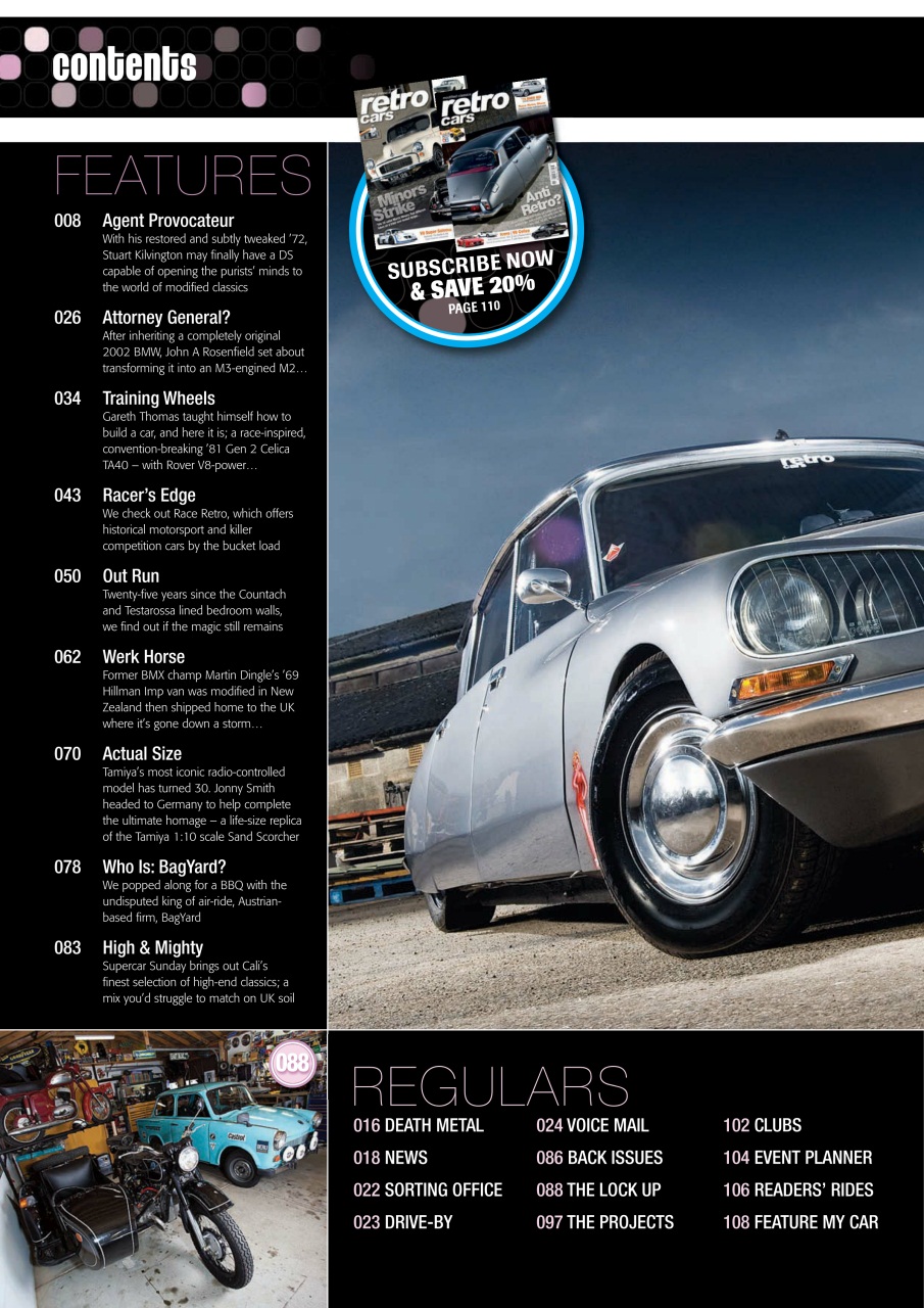 Retro Cars Preview Pages