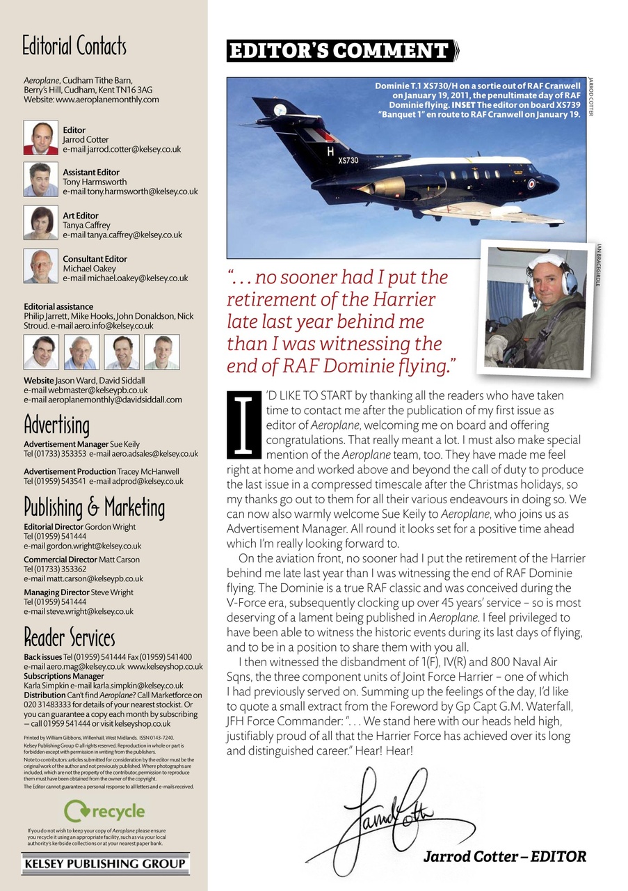 Aeroplane Preview Pages