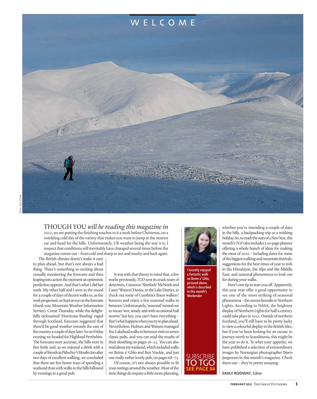 TGO - The Great Outdoors Magazine Preview Pages