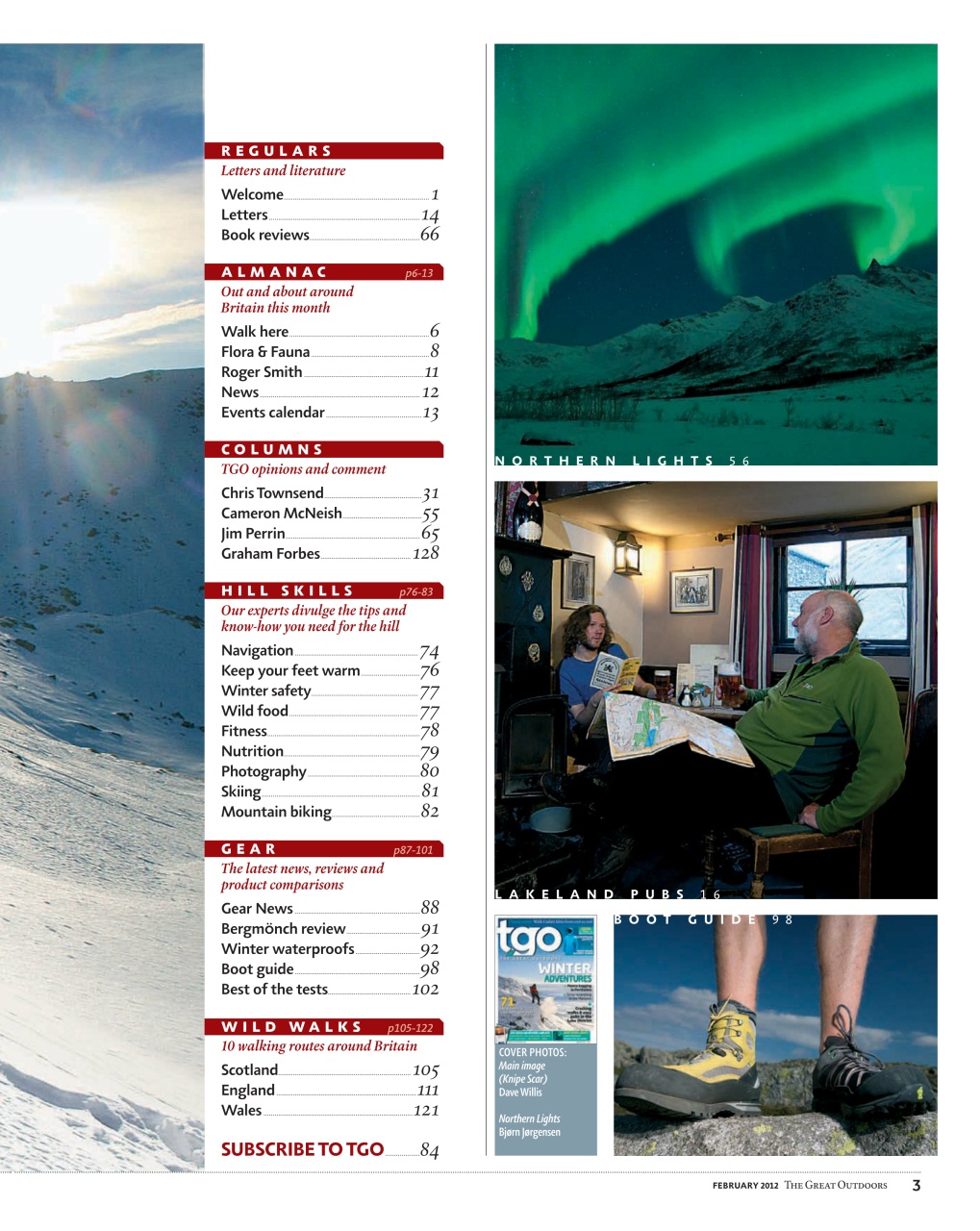 TGO - The Great Outdoors Magazine Preview Pages