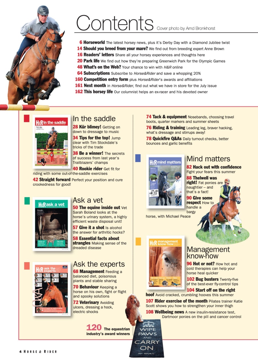 Horse&Rider Magazine - UK equestrian magazine for Horse and Rider Preview Pages