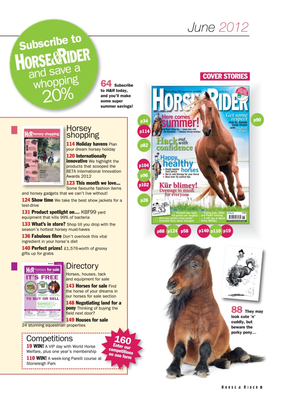 Horse&Rider Magazine - UK equestrian magazine for Horse and Rider Preview Pages