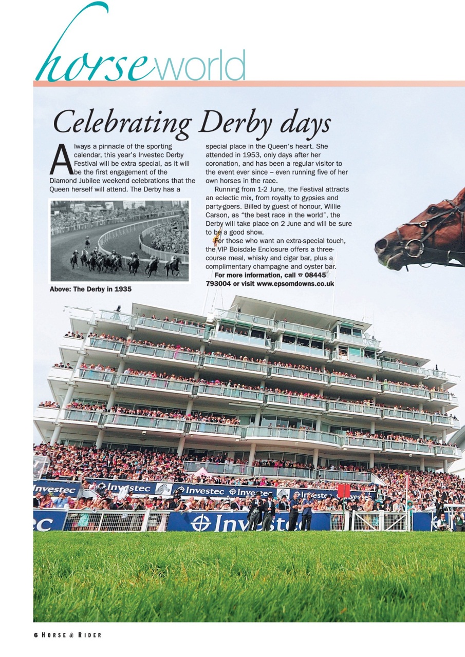 Horse&Rider Magazine - UK equestrian magazine for Horse and Rider Preview Pages