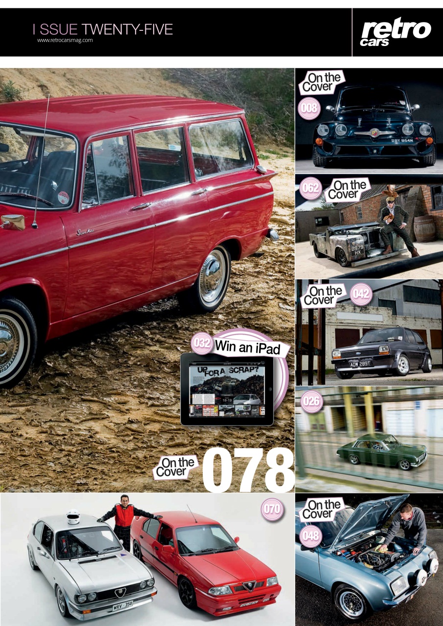 Retro Cars Preview Pages