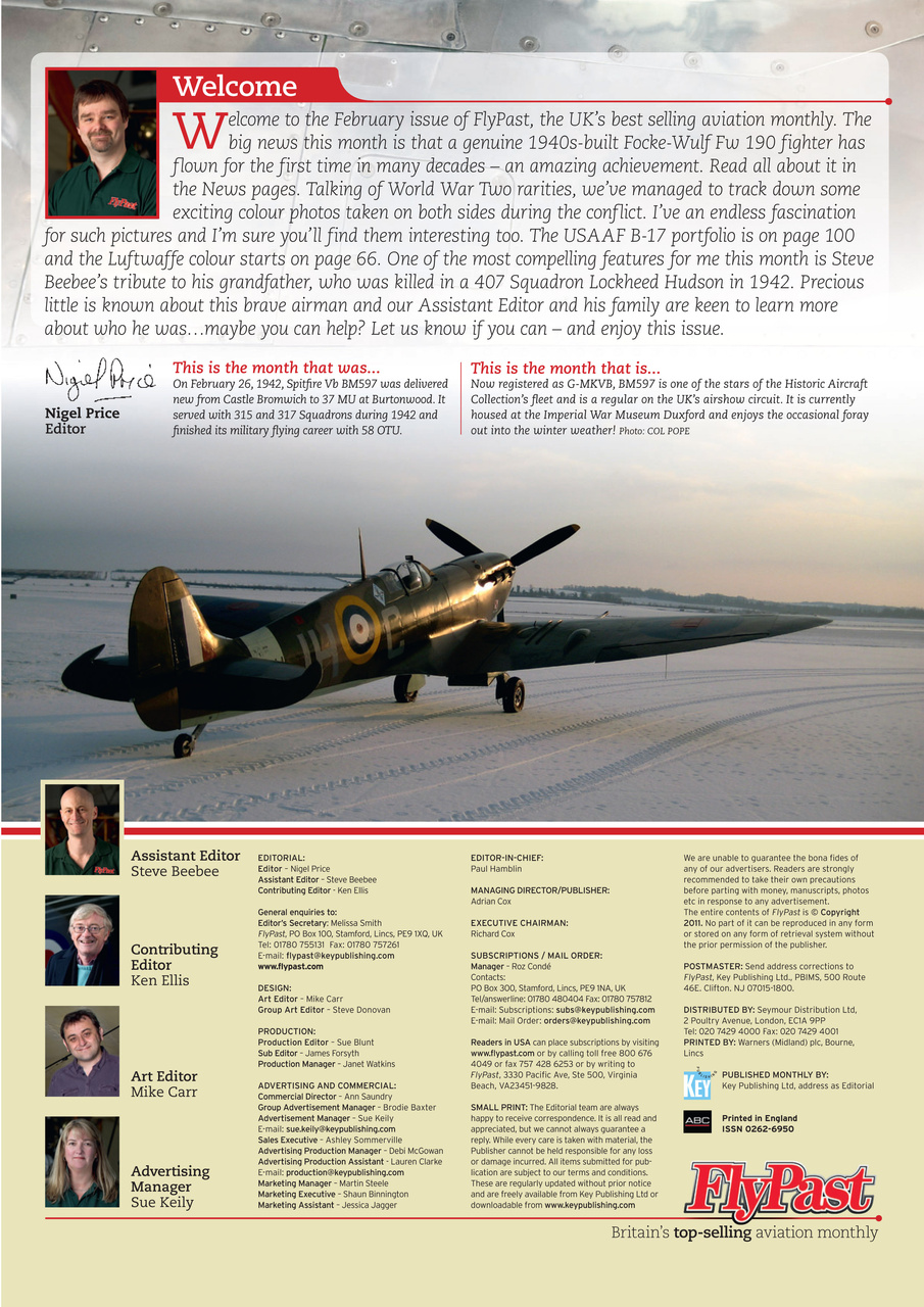 FlyPast Preview Pages