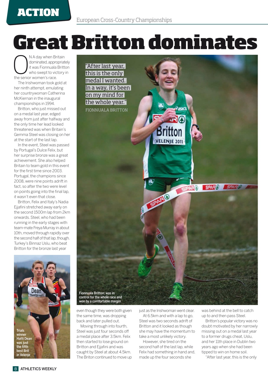 AW – Athletics Weekly Magazine Preview Pages