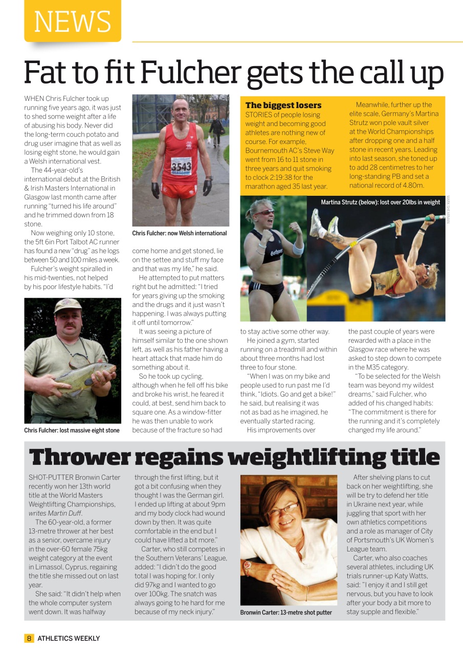 AW – Athletics Weekly Magazine Preview Pages