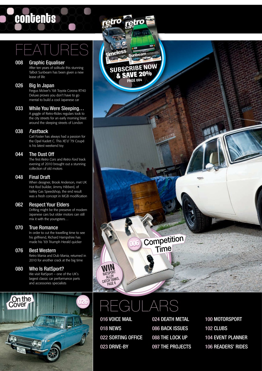 Retro Cars Preview Pages