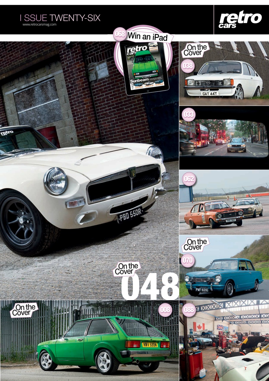 Retro Cars Preview Pages