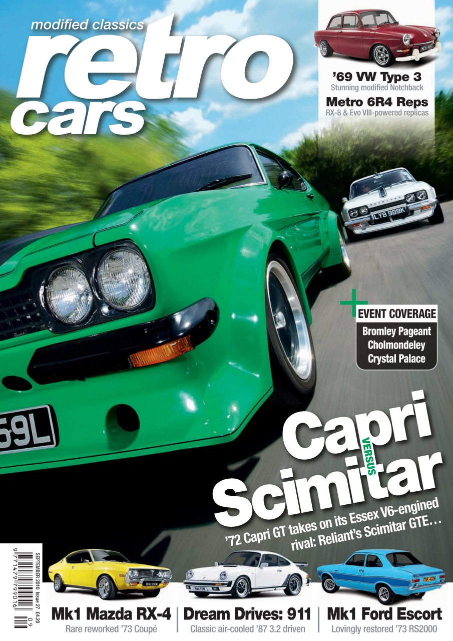 Retro Cars Preview Pages