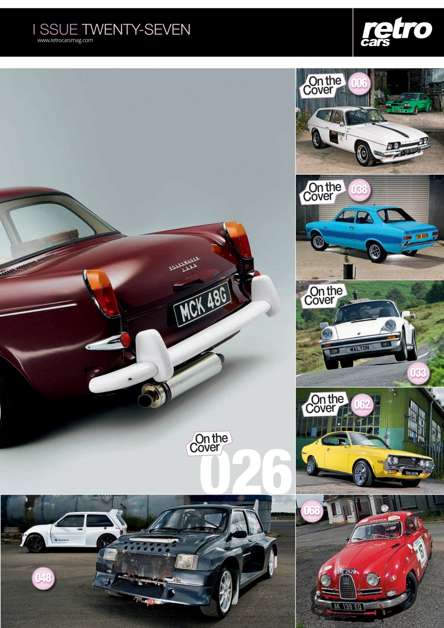 Retro Cars Preview Pages