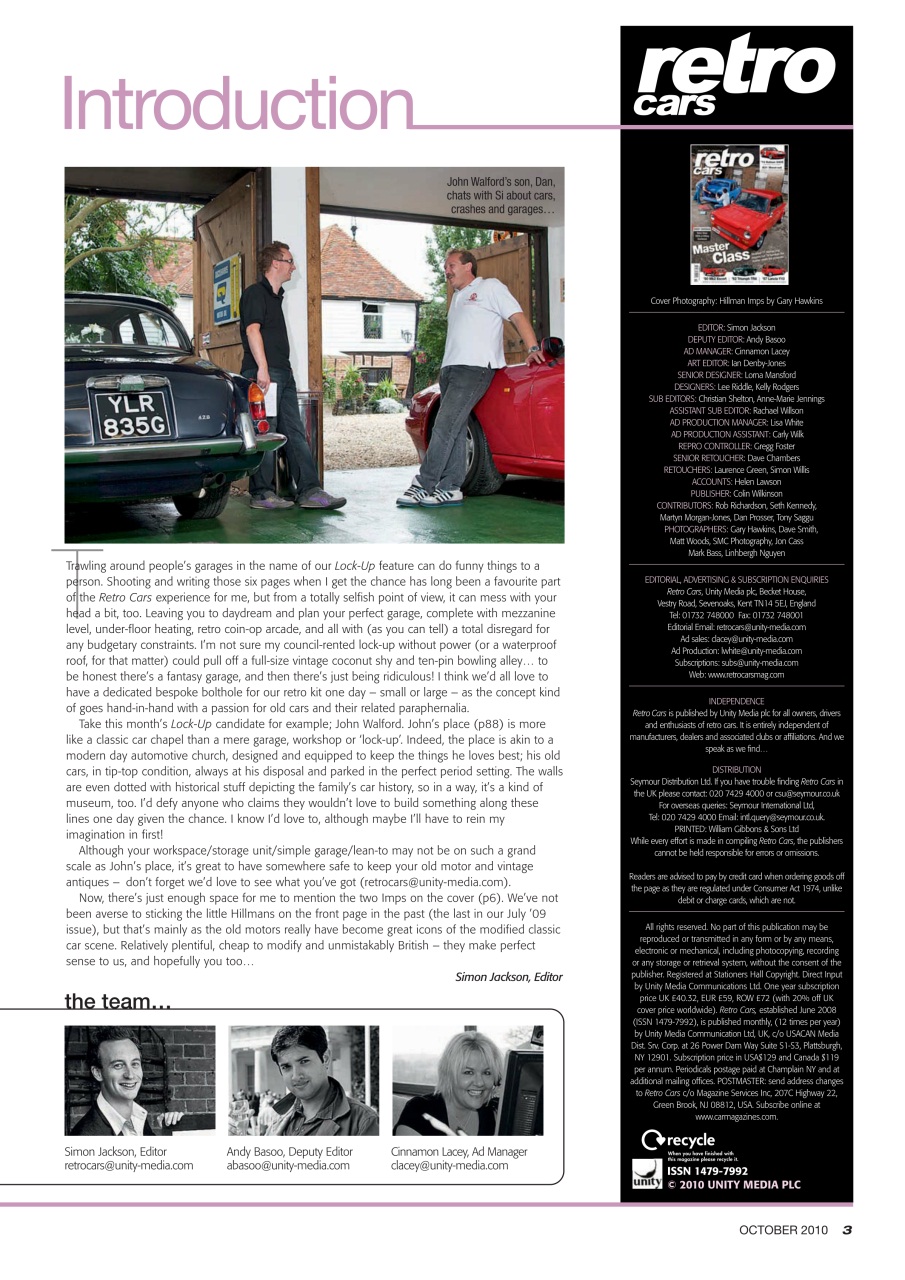 Retro Cars Preview Pages