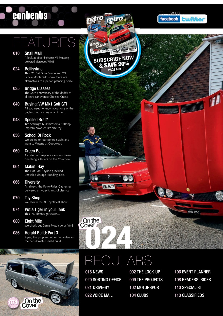 Retro Cars Preview Pages