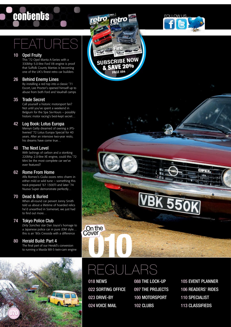 Retro Cars Preview Pages