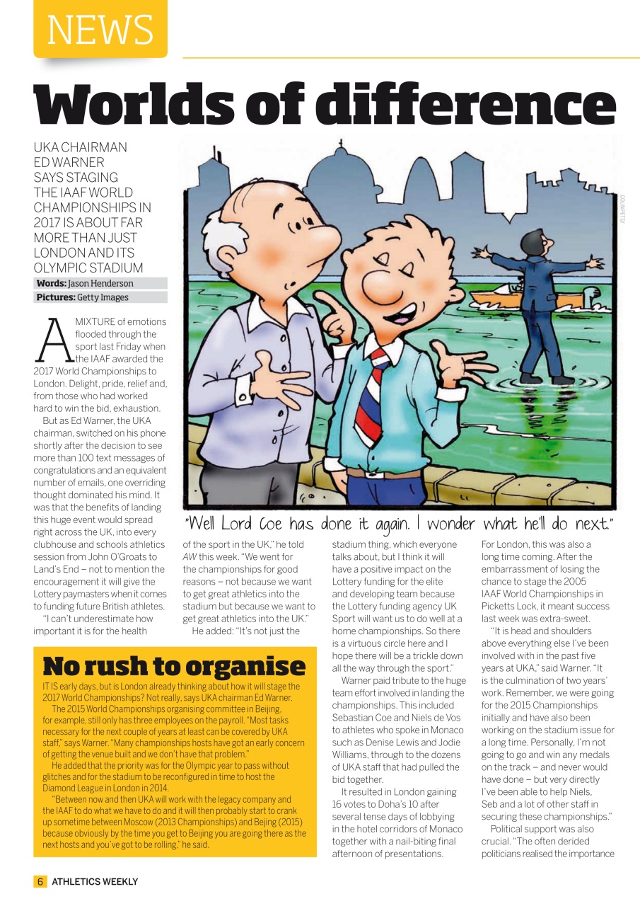 AW – Athletics Weekly Magazine Preview Pages