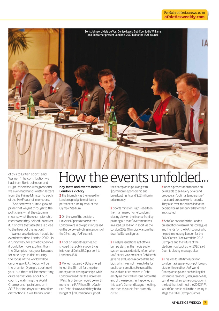 AW – Athletics Weekly Magazine Preview Pages