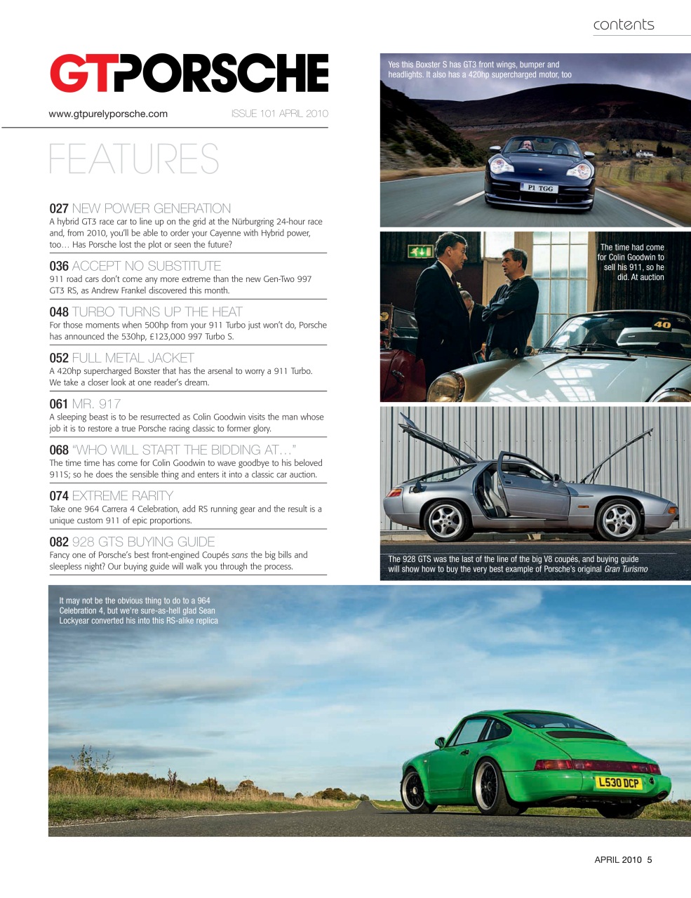 GT Porsche Preview Pages