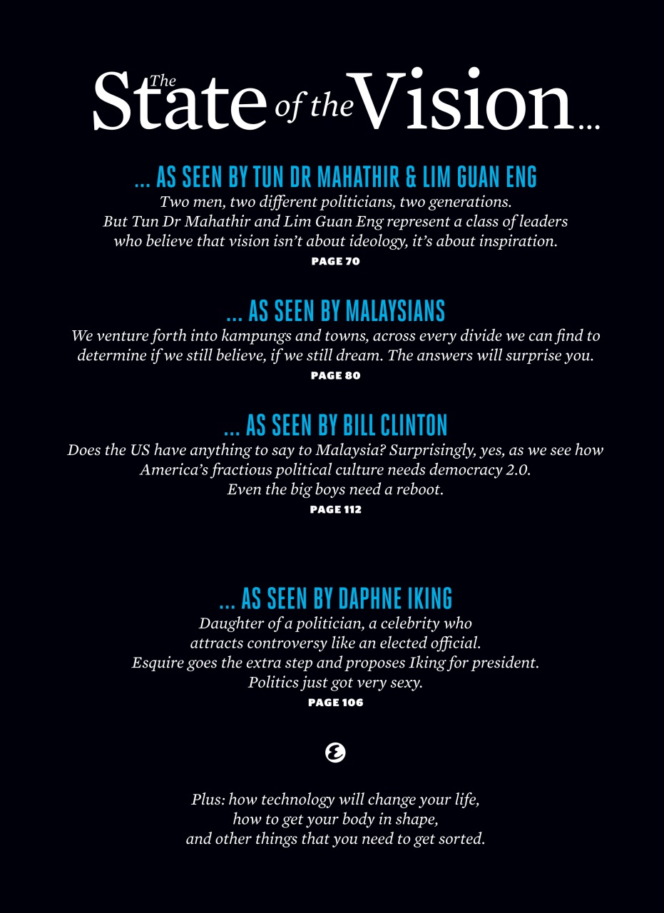 Esquire Malaysia Preview Pages