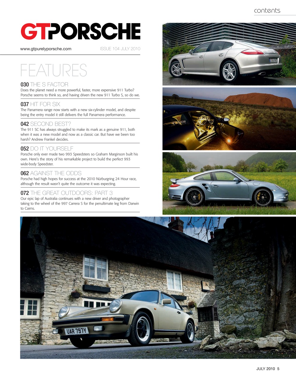 GT Porsche Preview Pages