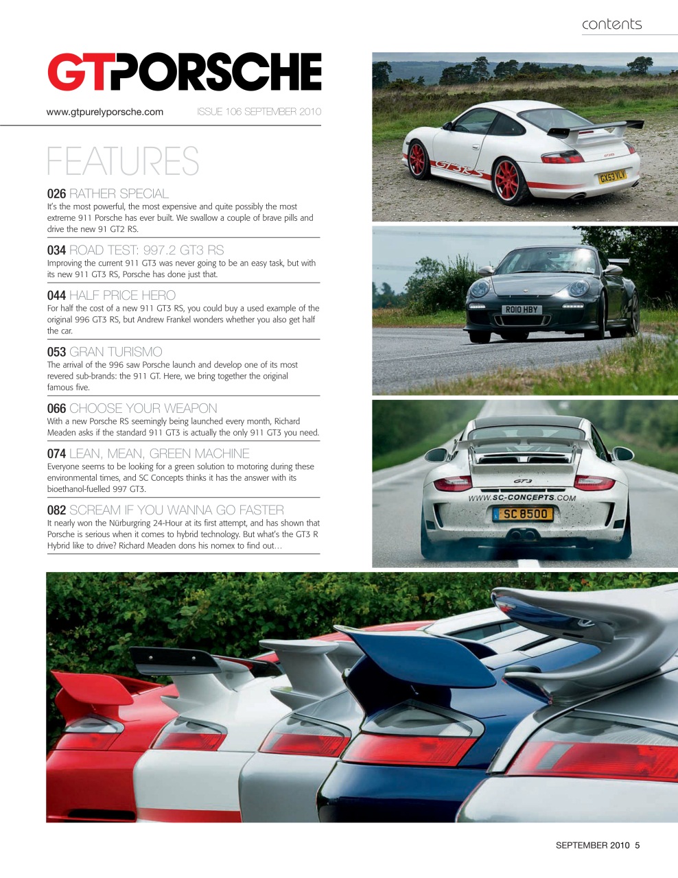 GT Porsche Preview Pages