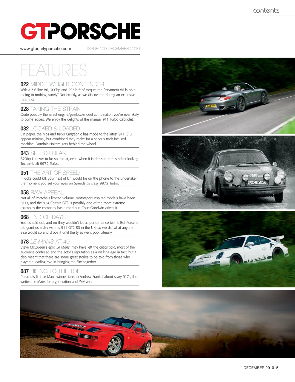 GT Porsche Preview Pages