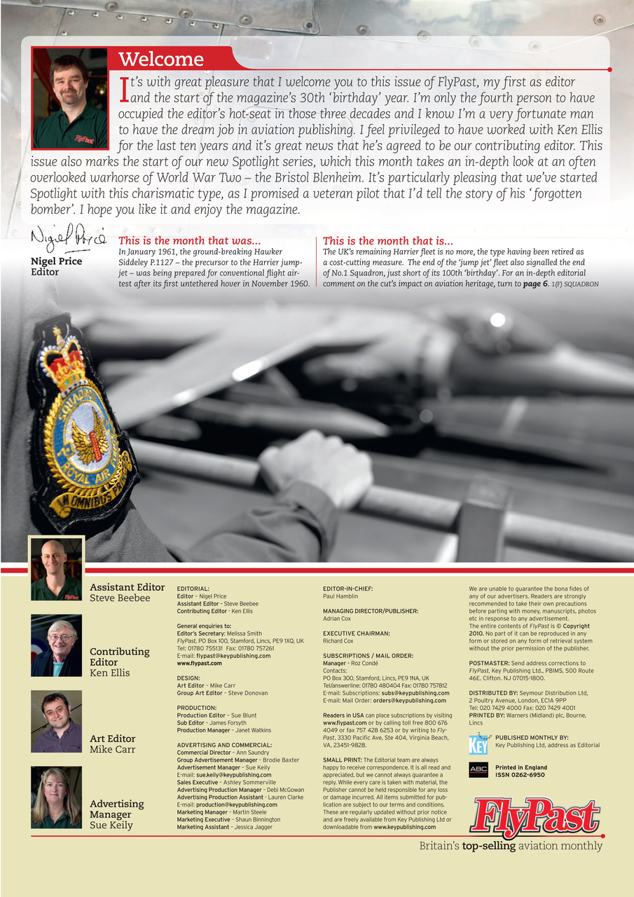 FlyPast Preview Pages