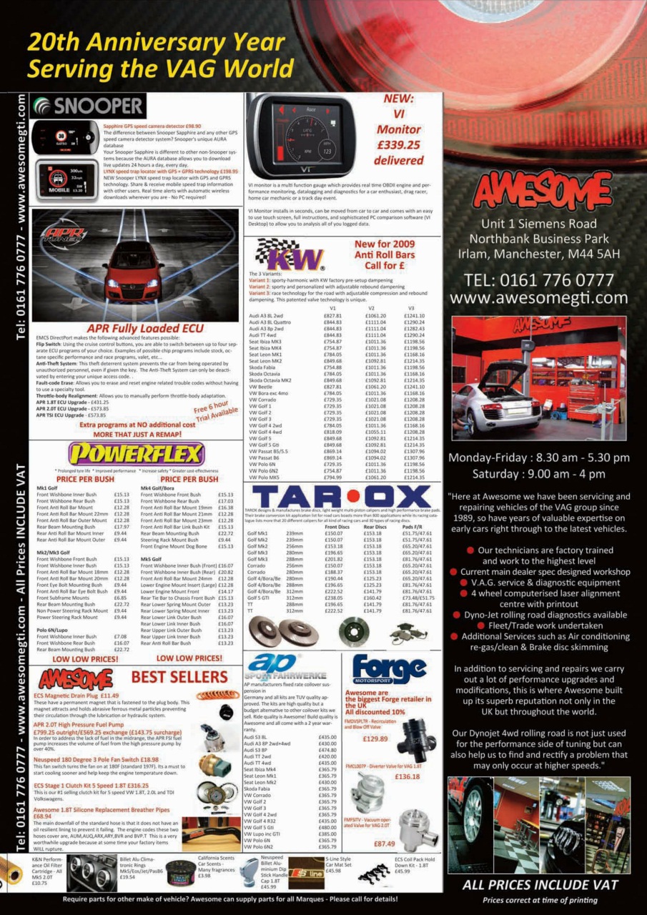 Performance VW Preview Pages