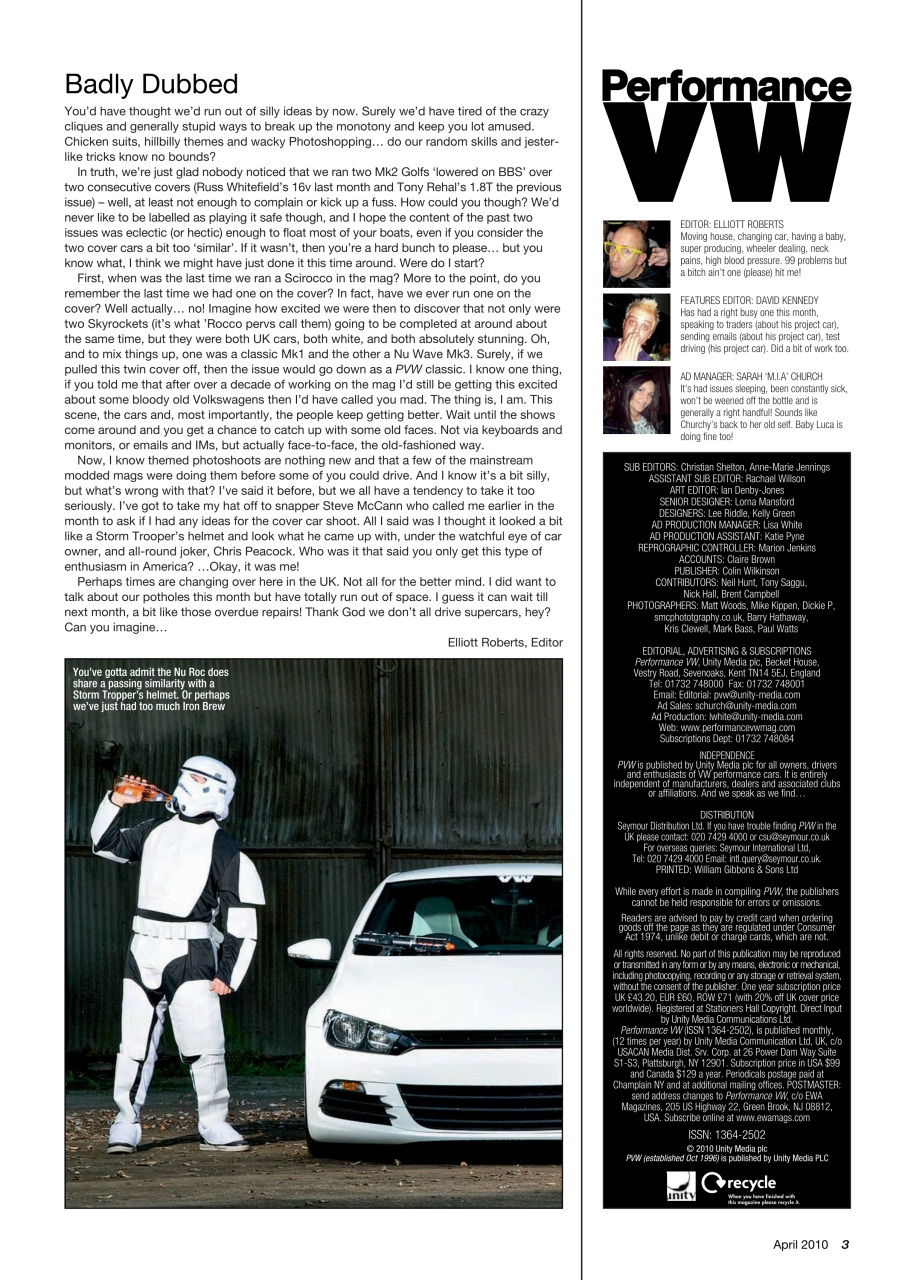 Performance VW Preview Pages
