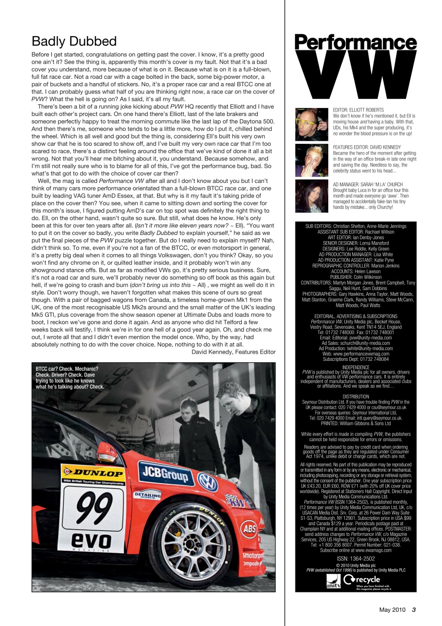 Performance VW Preview Pages