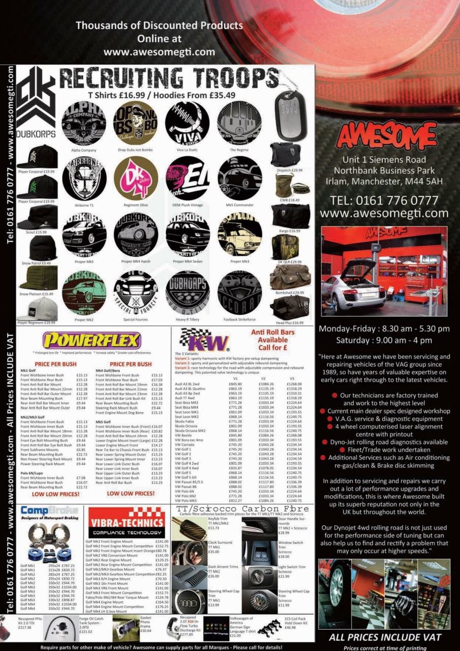 Performance VW Preview Pages