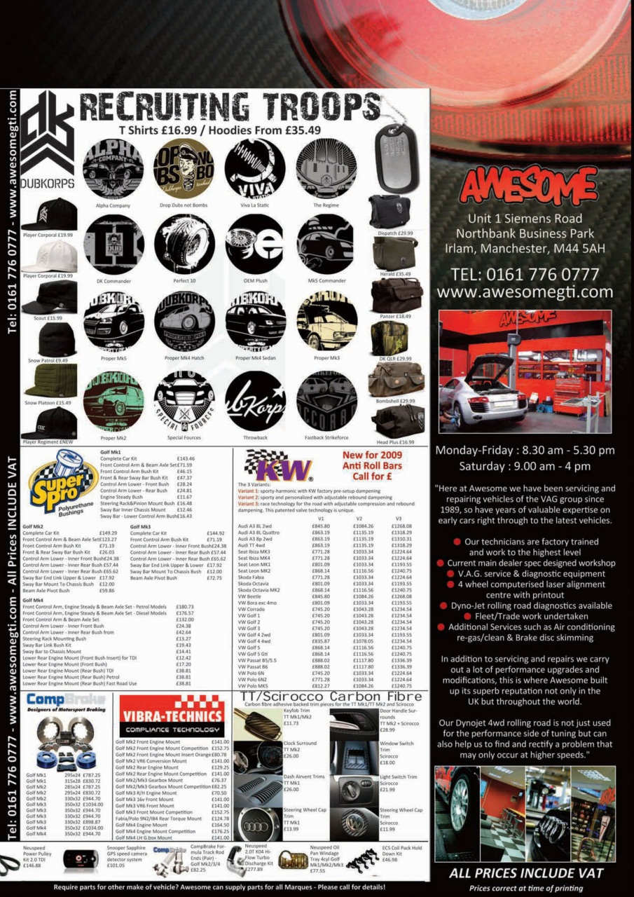 Performance VW Preview Pages