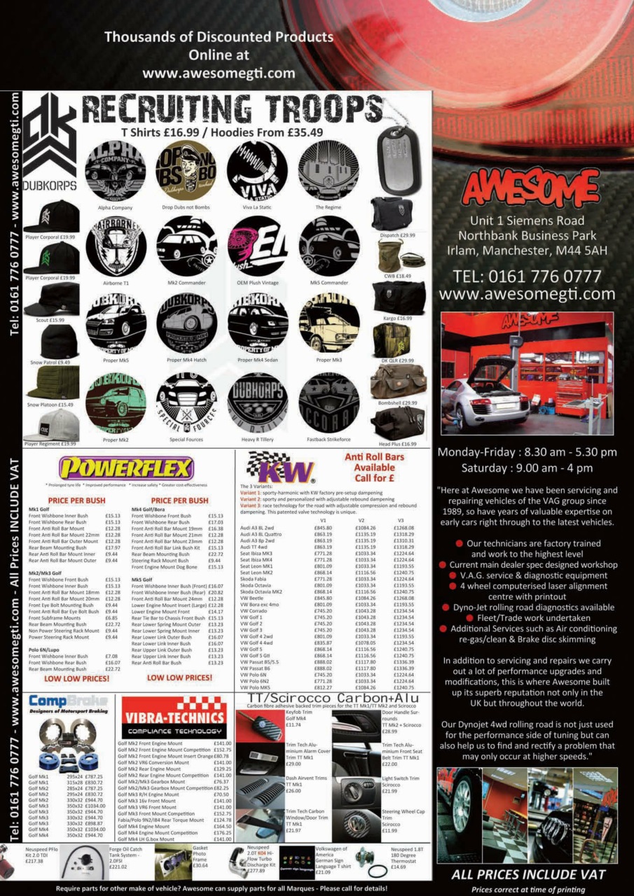 Performance VW Preview Pages