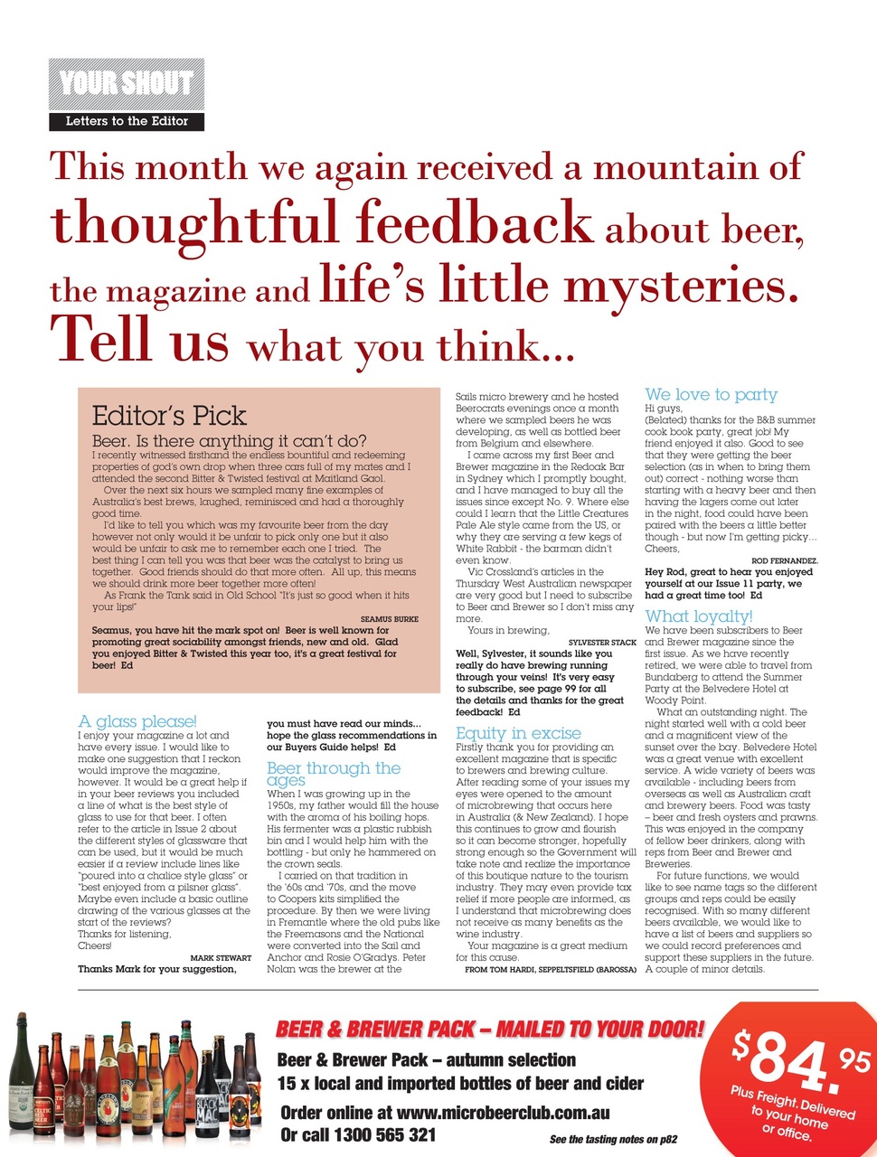 Beer and Brewer Preview Pages