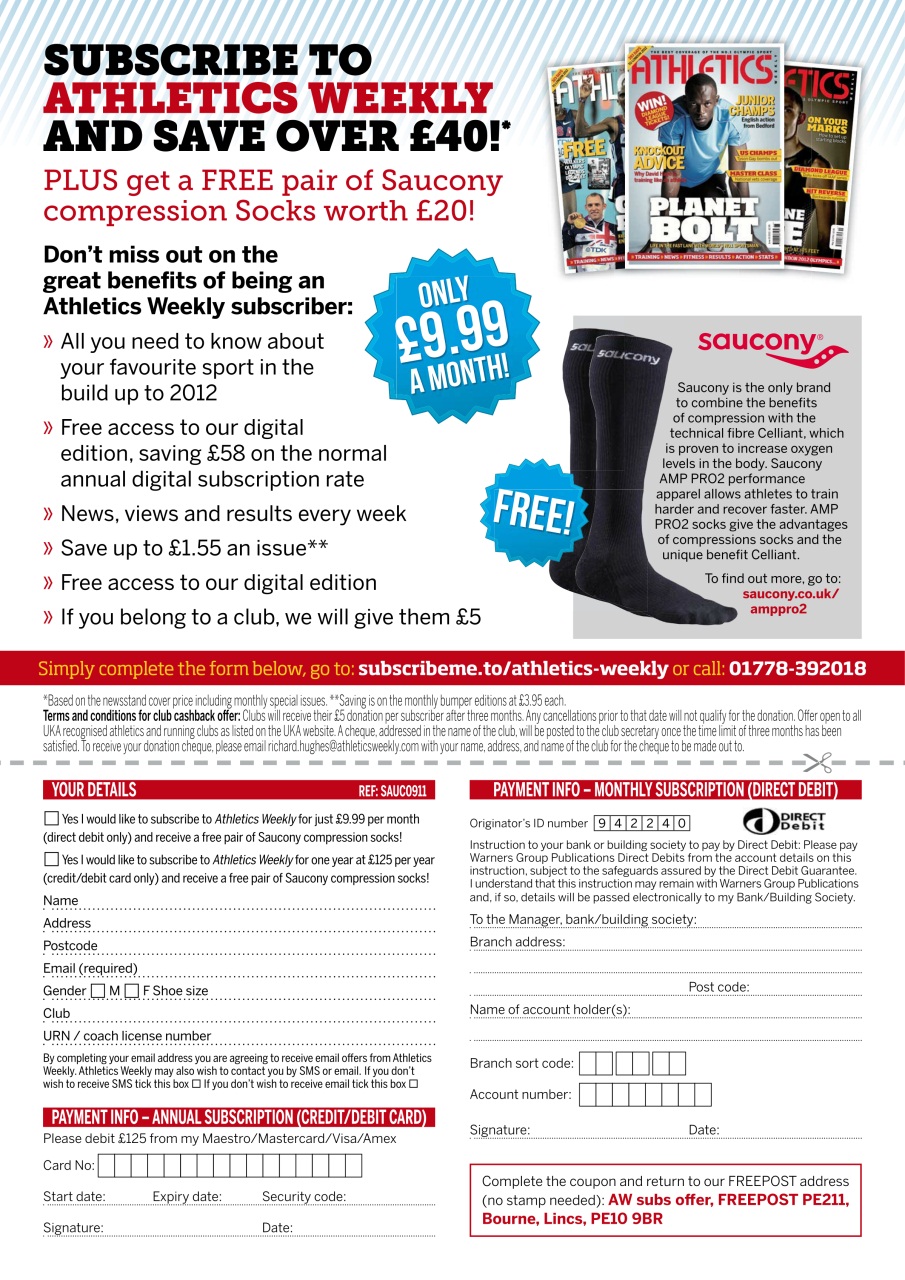 AW – Athletics Weekly Magazine Preview Pages