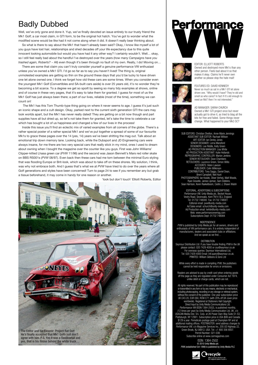 Performance VW Preview Pages